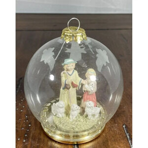 House Of Lloyd Shepherd Christmas Around the World Glass‎ Ball Ornament 1995